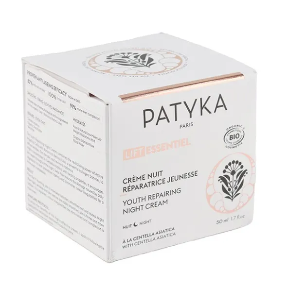 Patyka crème nuit réparatrice jeunesse bio