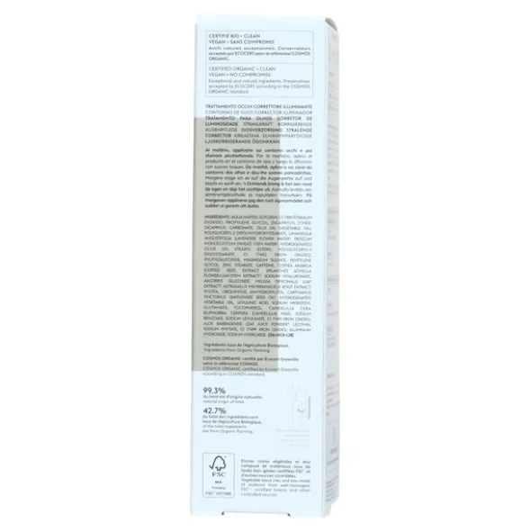 Patyka Glow Soin Yeux correcteur éclat bio