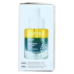 Patyka Glow sérum détox belle nuit bio