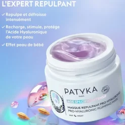Patyka Masque repulpant Pro Hyaluronic Nuit bio