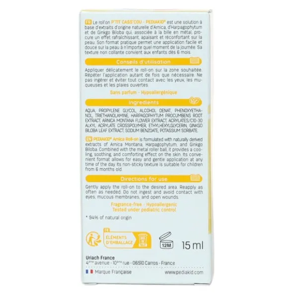 Pediakid P'tit cass'cou arnica roll on
