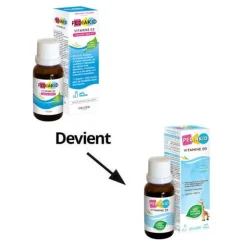 Pediakid Vitamine D3 200 UI gouttes buvables