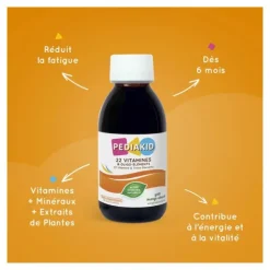 Pediakid 22 vitamines et oligoéléments sirop
