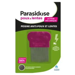 Peigne anti poux et lentes Parasidose