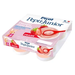 Pepti Junior crème dessert sans lait Fraise