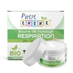 Petit chêne Baume de massage Respiration bio