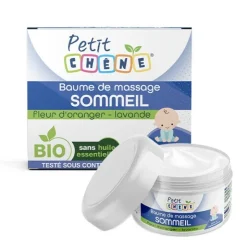 Petit Chêne Baume de massage Sommeil Bio