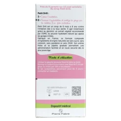 Petit Drill toux sèche sirop