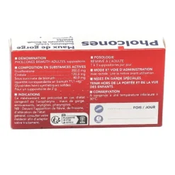 Pholcones suppositoire Mal de gorge