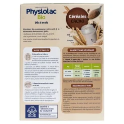 Physiolac Bio céréales Cacao