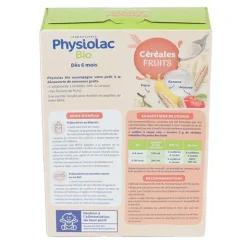 Physiolac Bio Céréales fruits