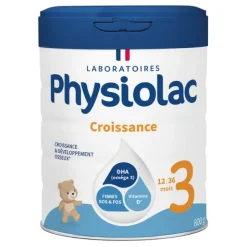Physiolac Croissance lait 3ème âge