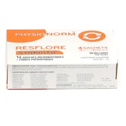 Physionorm Resflore Synbiotic sachets