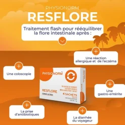 Physionorm Resflore Synbiotic sachets