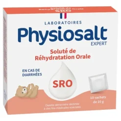 Physiosalt réhydratation orale pour bébé sachets