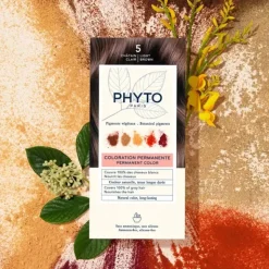 Phyto Coloration permanente châtain clair 5