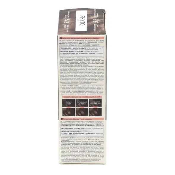 PhytoColor Kit Coloration permanente Châtain Clair doré 5.3
