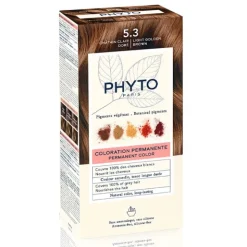 PhytoColor Kit Coloration permanente Châtain Clair doré 5.3
