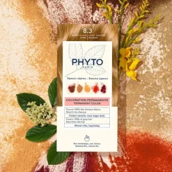 Phytocolor Kit Coloration permanente Blond Clair doré 8.3