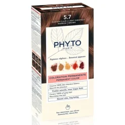 Phytocolor Kit Coloration permanente Châtain Clair marron 5.7