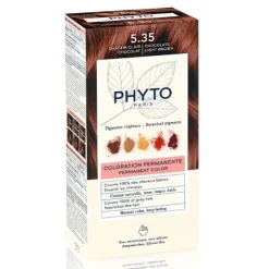 Phytocolor kit coloration permanente châtain clair chocolat 5.35
