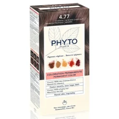 PhytoColor Kit Coloration permanente Châtain marron profond 4.77