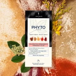 Phytocolor kit coloration permanente Noir 1