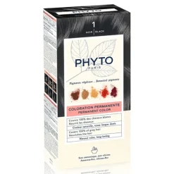 Phytocolor kit coloration permanente Noir 1