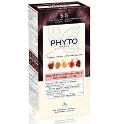 Phytocolor Kit Coloration Permanente Châtain Clair Acajou 5.5