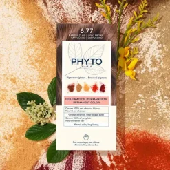 Phytocolor Kit Coloration Permanente Marron Clair Cappuccino 6.77