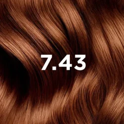 Phytocolor kit coloration permanente blond cuivré doré 7.43