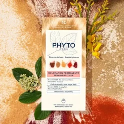 PhytoColor Kit de coloration permanente Blond extra clair 10