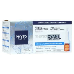 Phytocyane Intensive + Men Traitement anti chute Homme