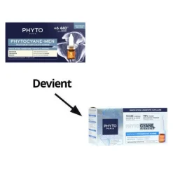 Phytocyane Intensive + Men Traitement anti chute Homme