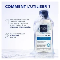 Phytocyane Men Shampooing anti chute Homme