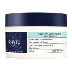 Phyto solution Cuir chevelu gommage lavant purifiant