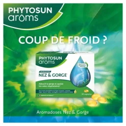 Phytosun Arôms Aromadoses nez et gorge capsules