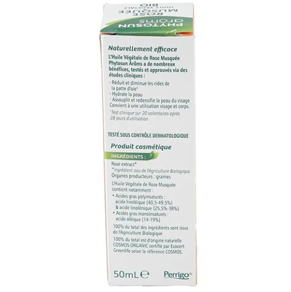 Phytosun Arôms huile de Rose musquée Bio