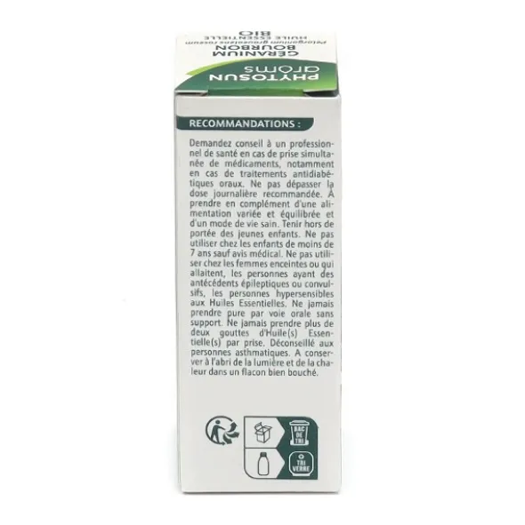 Phytosun Arôms huile essentielle Géranium Bio