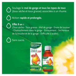 Phytosun Arôms sirop toux et gorge Max