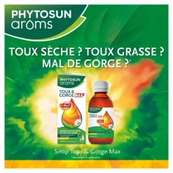 Phytosun Arôms sirop toux et gorge Max