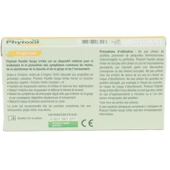 Phytoxil Mal de gorge pastilles miel citron menthe