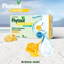 Phytoxil Mal de gorge pastilles miel