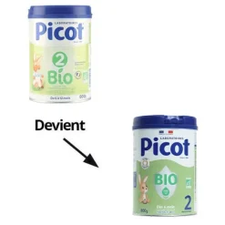 Picot lait 2ème âge bio
