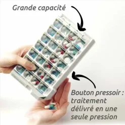 Pilbox Classic pilulier hebdomadaire