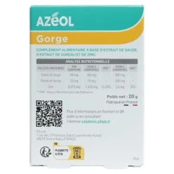 Pileje Azéol Gorge menthe comprimés à sucer