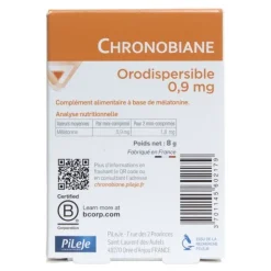Pileje Chronobiane Orodispersible 0,9 mg comprimé