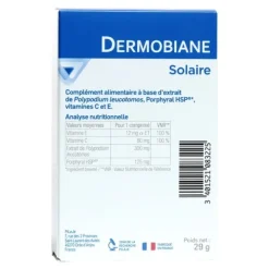 PileJe Dermobiane solaire comprimés