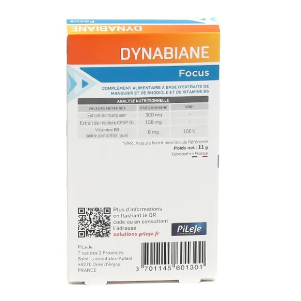 PiLeJe Dynabiane Focus comprimés