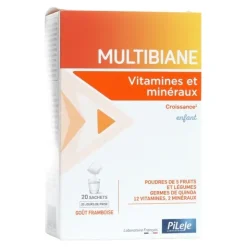 Pileje Multibiane Enfant Vitamines et minéraux sachets
